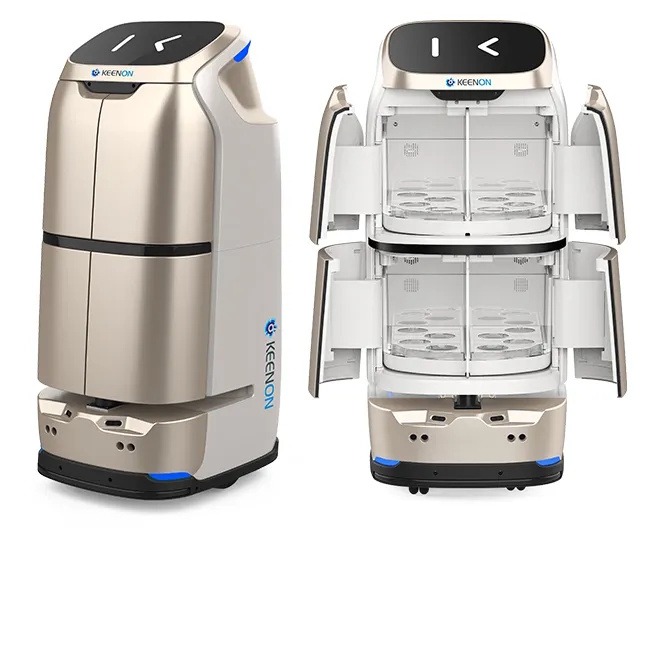 Keenon BUTLERBOT W3 Private and Multi-Floor Service Robot with 5 Year Warranty