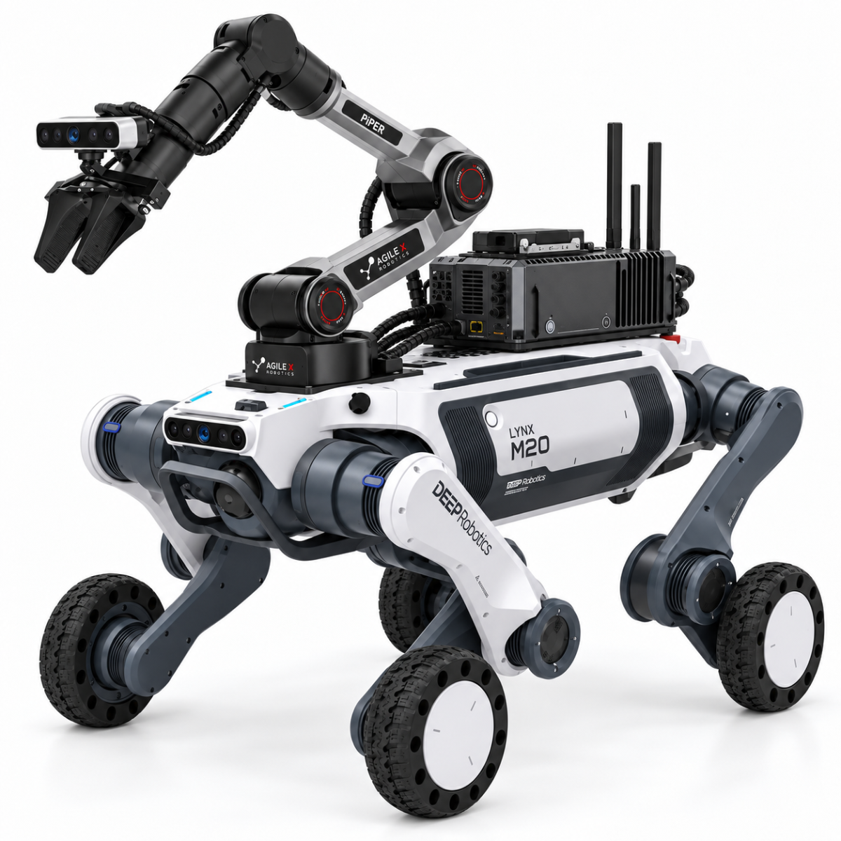 Deep Robotics M20 SONGLING Mechanical Arm + Gripper+Depth camera (on arm+robot dog body)+High computing power expansion module
