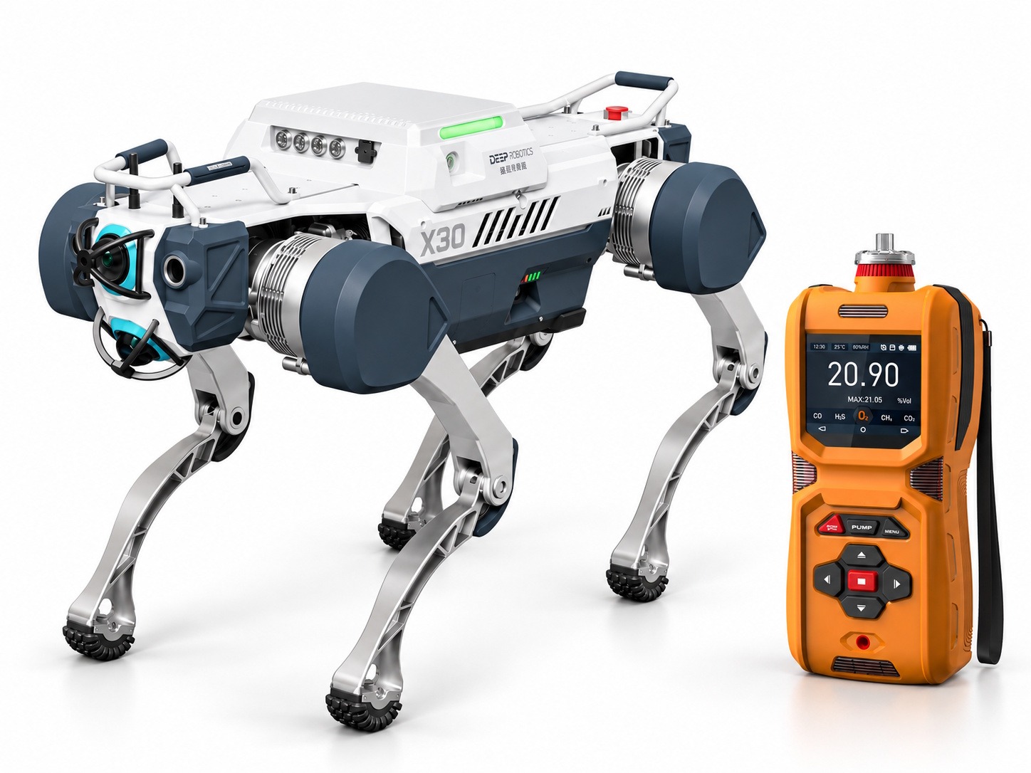 Deep Robotics X30 Eranntex MS600-W-7 Gas Sensor (six-in-one + temperature and humidity)