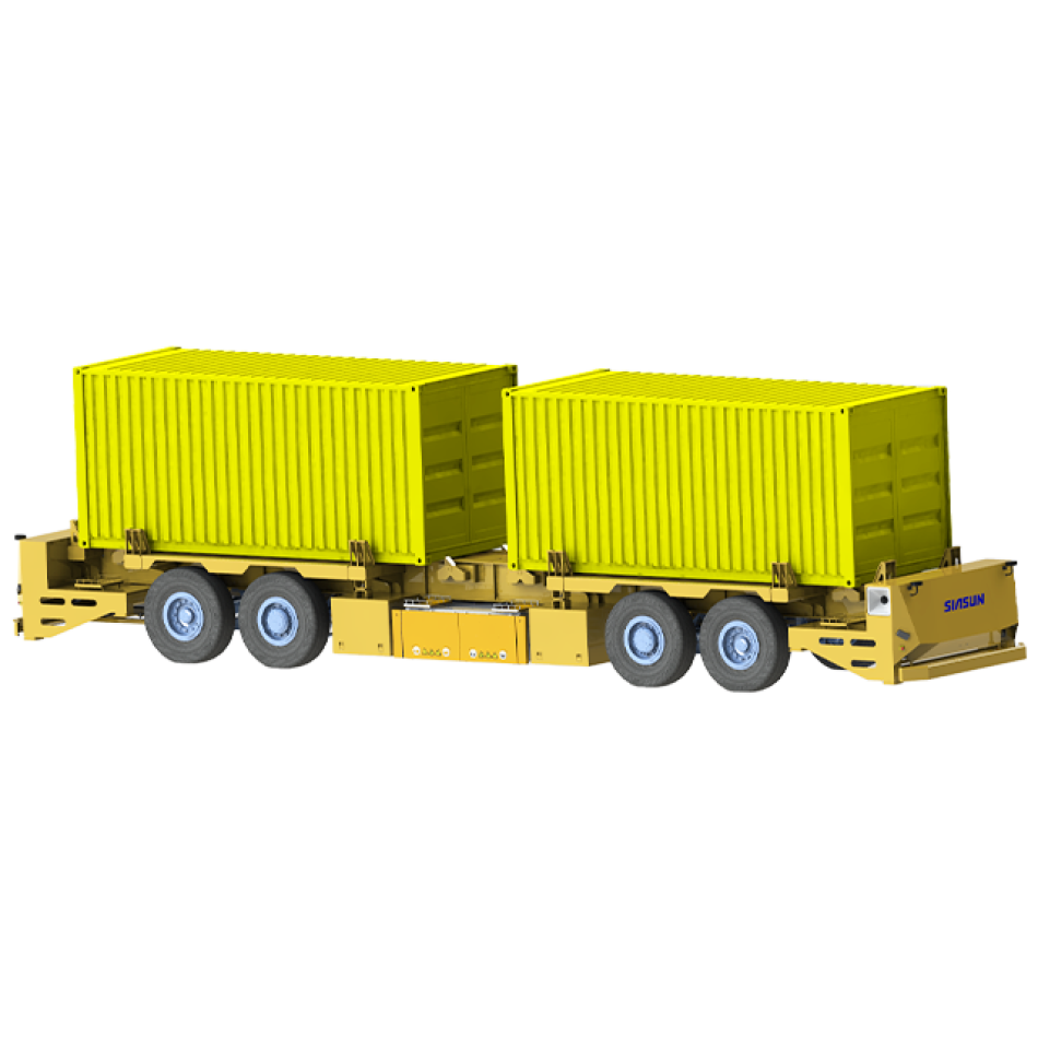 SIASUN Outdoor Trackless Guided Heavy Payload Mobile Robot (Harbour)